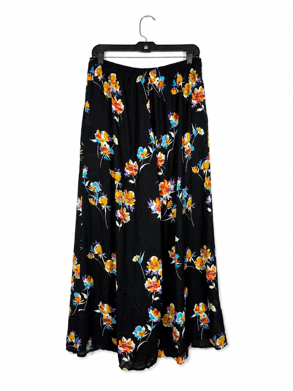 Atmosphere Floral Wide Leg Palazzo Pants Flowy High Waist Boho Festival Size 10